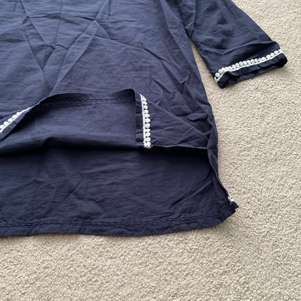 Jade Melody Tam swim cover up in navy blue size large - Picture 10 of 13